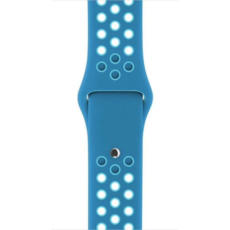 For Apple Watch Series 7 41mm / 6 & SE & 5 & 4 40mm / 3 & 2 & 1 38mm Fashionable Classical Silico...