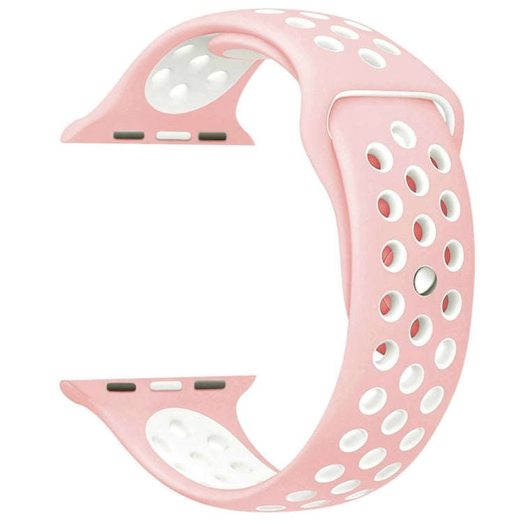 For Apple Watch Series 7 41mm / 6 & SE & 5 & 4 40mm / 3 & 2 & 1 38mm Fashionable Classical Silico...
