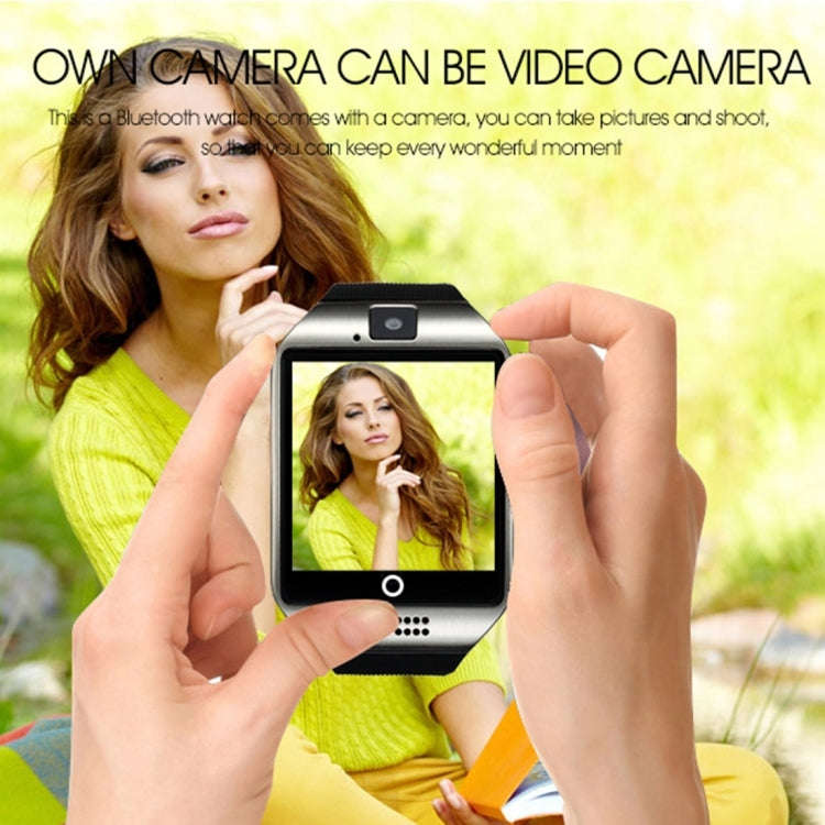 Q18 1.54 inch TFT Screen MTK6260A 360MHz Bluetooth 3.0 Smart Watch Phone, 128M + 64M Memory(Gold)