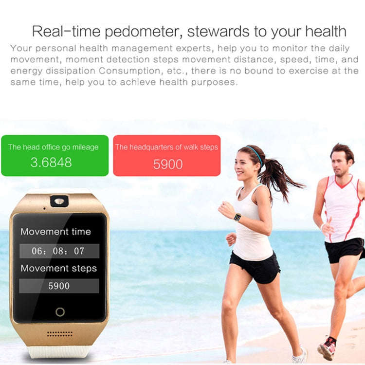 Q18S 1.54 inch IPS Screen MTK6260A Bluetooth 3.0 Smart Watch Phone, Pedometer / Sedentary Reminde...