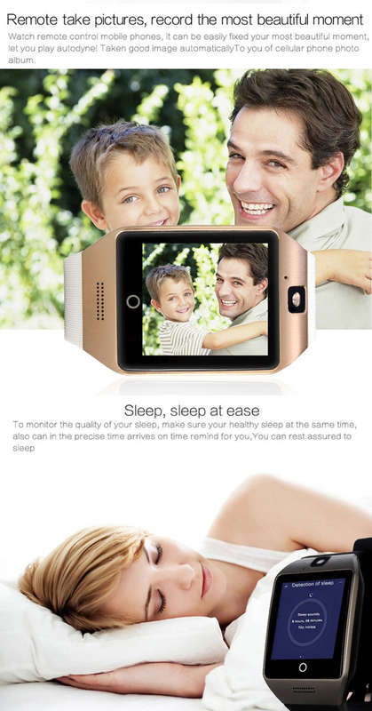 Q18S 1.54 inch IPS Screen MTK6260A Bluetooth 3.0 Smart Watch Phone, Pedometer / Sedentary Reminde...