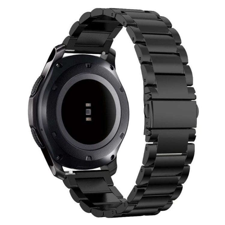 Stainless Steel Wrist Watch Band for Samsung Gear S3 22mm(Black)