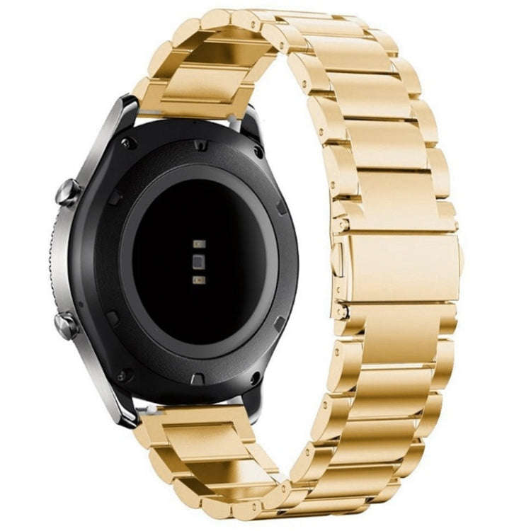 Stainless Steel Wrist Watch Band for Samsung Gear S3 22mm(Gold)