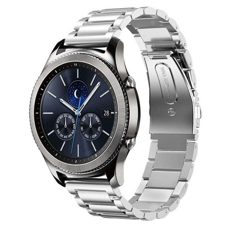Stainless Steel Wrist Watch Band for Samsung Gear S3 22mm(Silver)