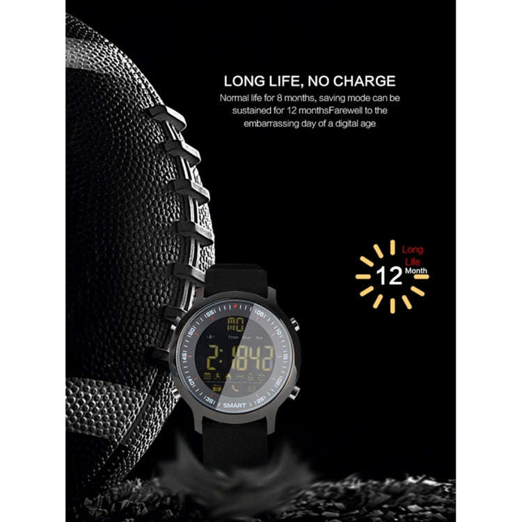 EX18 Smart Sports Watch FSTN Full View Screen Luminous Dial High Tensile TPU Strap, Support Steps...