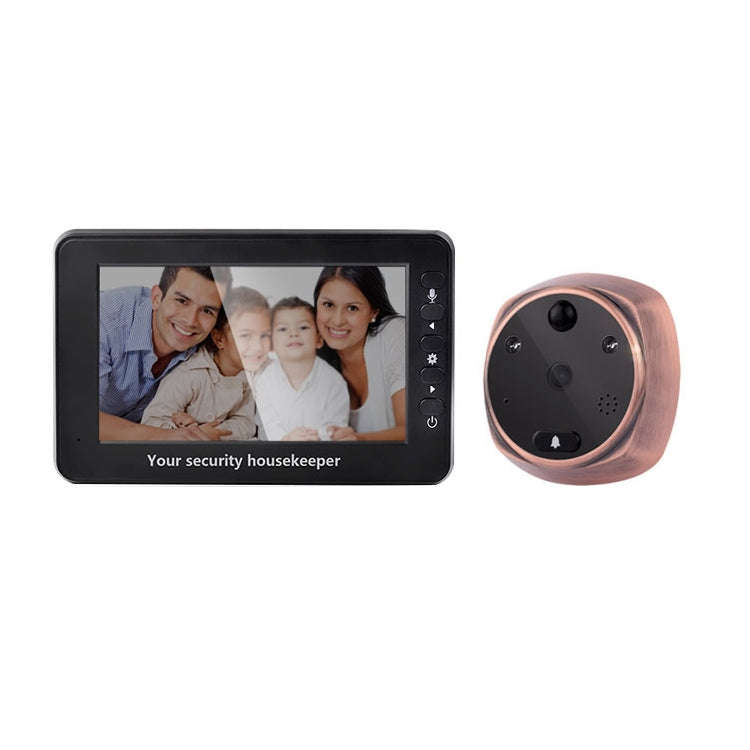 M4300A 4.3 inch Display Screen 3.0MP Camera Video Smart Doorbell, Support TF Card (32GB Max) & Mo...