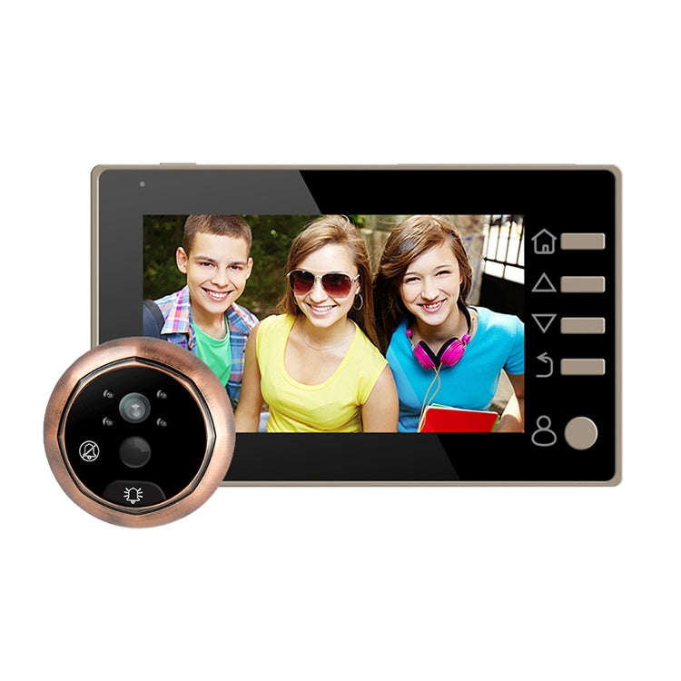 M4300D 4.3 inch TFT Color Display Screen 3.0MP Security Camera Video Smart Doorbell, Support TF C...