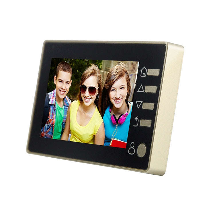M4300D 4.3 inch TFT Color Display Screen 3.0MP Security Camera Video Smart Doorbell, Support TF C...