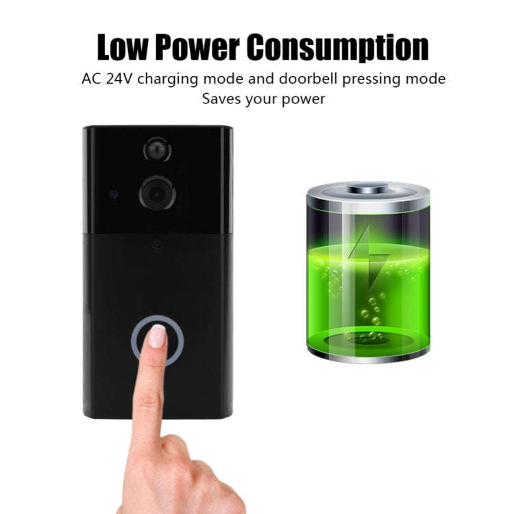 VESAFE HD 720P Security Camera Smart WiFi Video Doorbell Intercom, Support TF Card & Infrared Nig...