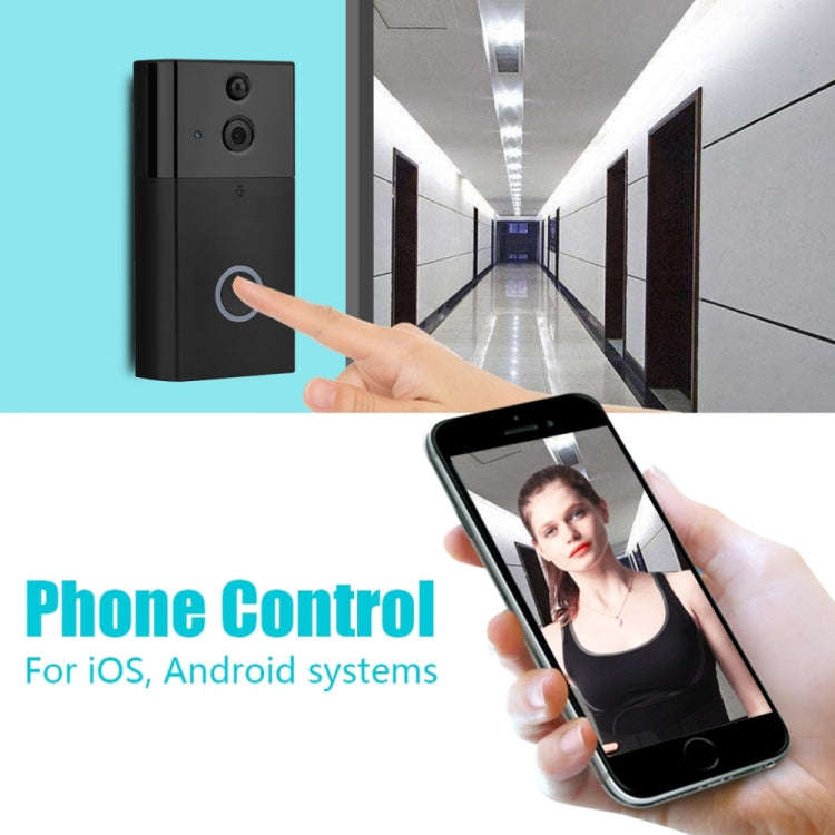 VESAFE HD 720P Security Camera Smart WiFi Video Doorbell Intercom, Support TF Card & Infrared Nig...