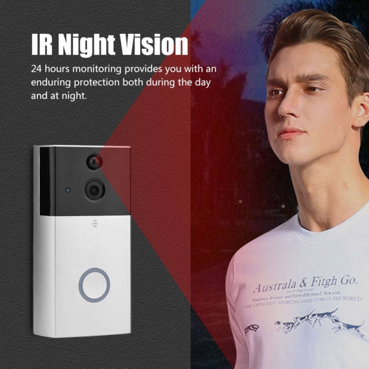 VESAFE HD 720P Security Camera Smart WiFi Video Doorbell Intercom, Support TF Card & Infrared Nig...