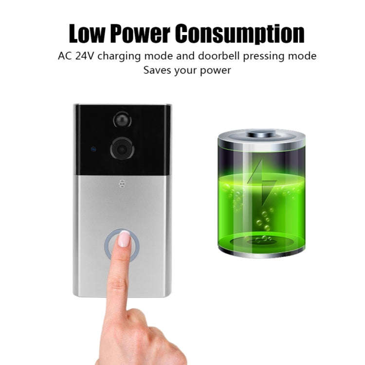 VESAFE HD 720P Security Camera Smart WiFi Video Doorbell Intercom, Support TF Card & Infrared Nig...