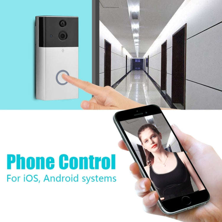 VESAFE HD 720P Security Camera Smart WiFi Video Doorbell Intercom, Support TF Card & Infrared Nig...