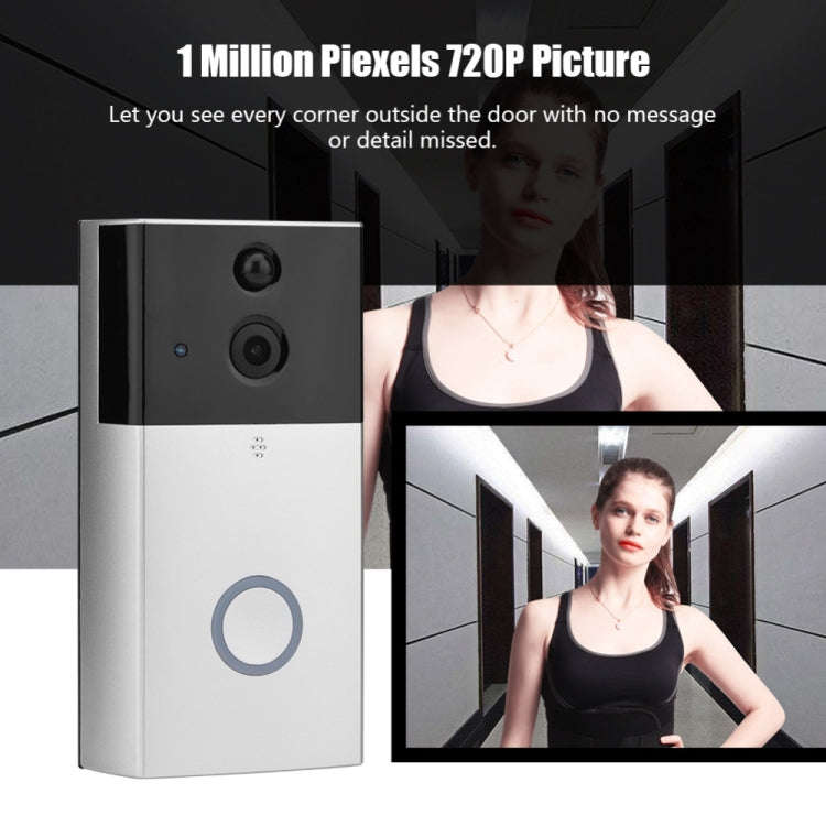VESAFE HD 720P Security Camera Smart WiFi Video Doorbell Intercom, Support TF Card & Infrared Nig...