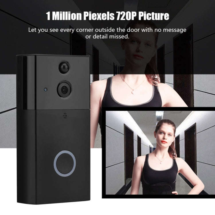 VESAFE HD 720P Security Camera Smart WiFi Video Doorbell Intercom, Support TF Card & Infrared Nig...