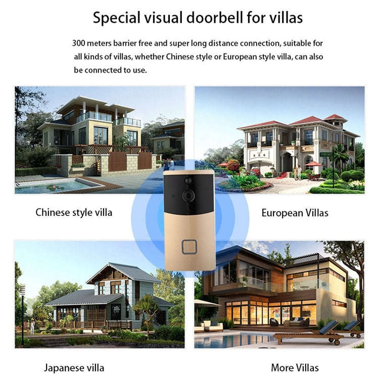 VESAFE Home VS-M2 HD 720P Security Camera Smart WiFi Video Doorbell Intercom, Support TF Card & N...