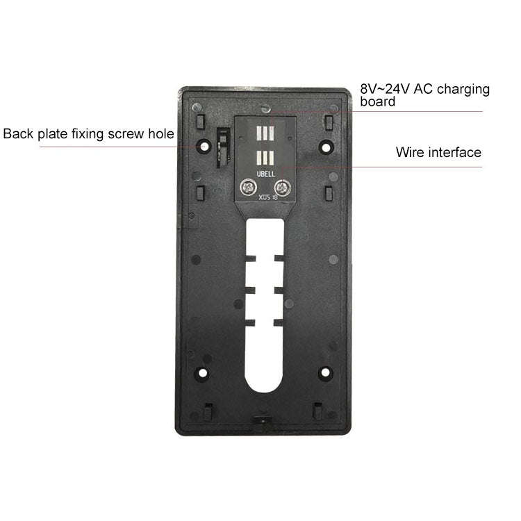 VESAFE Home VS-M2 HD 720P Security Camera Smart WiFi Video Doorbell Intercom, Support TF Card & N...