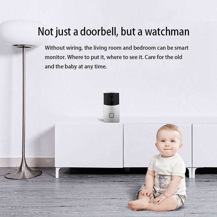 VESAFE Home VS-M2 HD 720P Security Camera Smart WiFi Video Doorbell Intercom, Support TF Card & N...