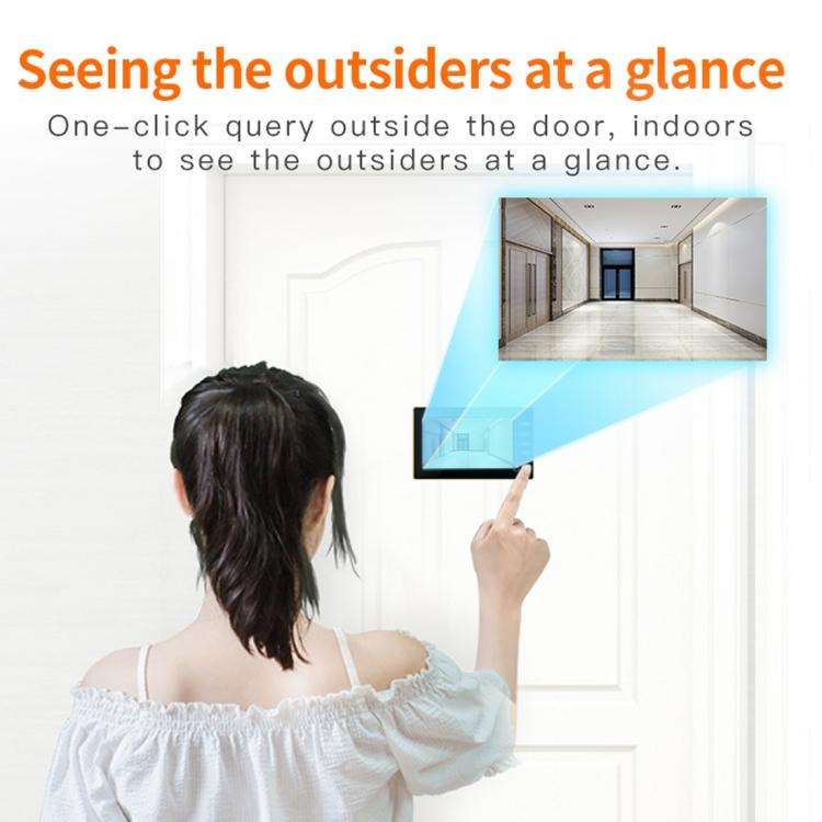 Danmini Q10 4.3 Inch Screen Motion Detection Camera Video Alarm Smart Digital Door Viewer, Suppor...
