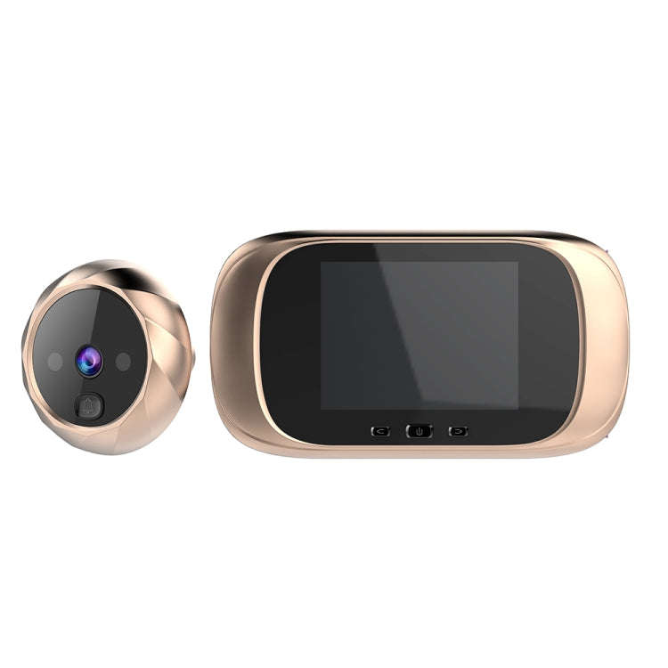 DD1 Smart Electronic Cat Eye Camera Doorbell with 2.8 inch LCD Screen, Support Infrared Night Vis...
