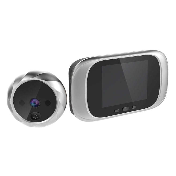 DD1 Smart Electronic Cat Eye Camera Doorbell with 2.8 inch LCD Screen, Support Infrared Night Vis...