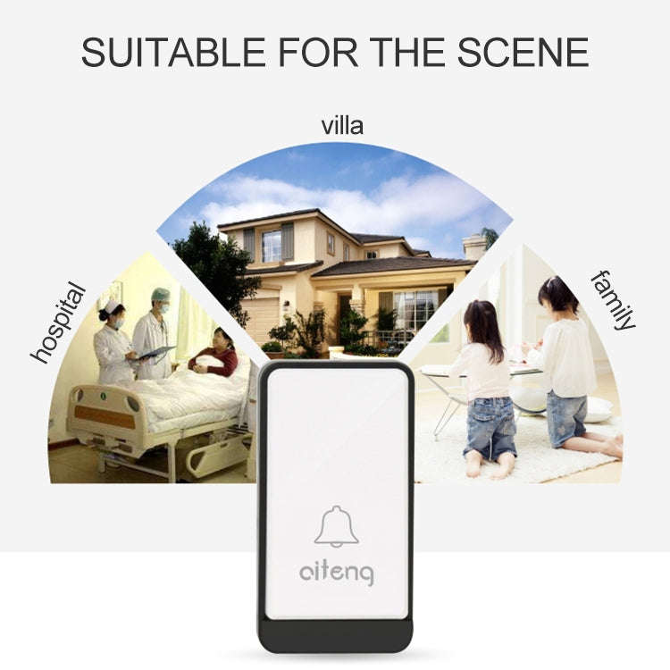 AITENG V029J Wireless Batteryless WIFI Doorbell, UK Plug