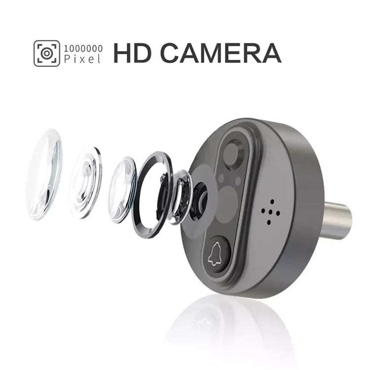 R9 4.3 inch WiFi Smart Video Visual Electronic Peephole Doorbell (Black)