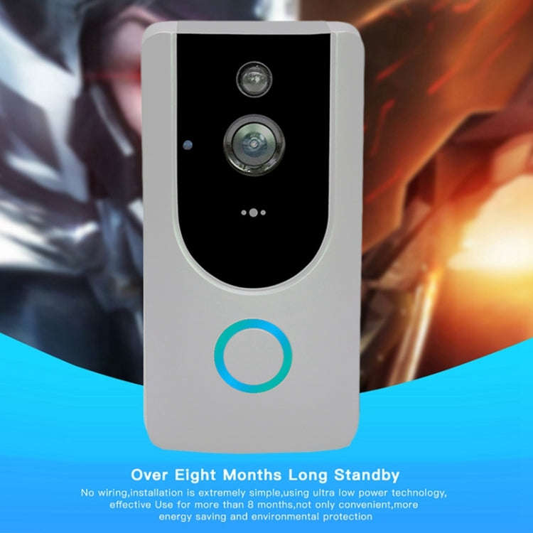 M2 720P Smart WIFI Video Visual Doorbell,Support Mobile Phone Remote Monitoring & Night Vision (G...
