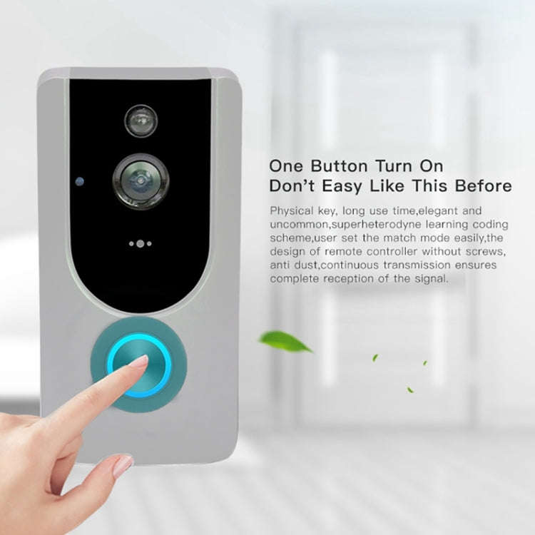 M2 720P Smart WIFI Video Visual Doorbell,Support Mobile Phone Remote Monitoring & Night Vision (G...