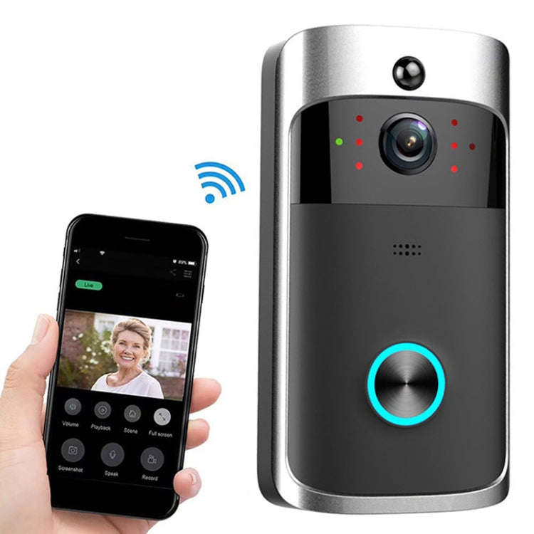 M3 720P Smart WIFI Ultra Low Power Video Visual Doorbell,Support Mobile Phone Remote Monitoring &...