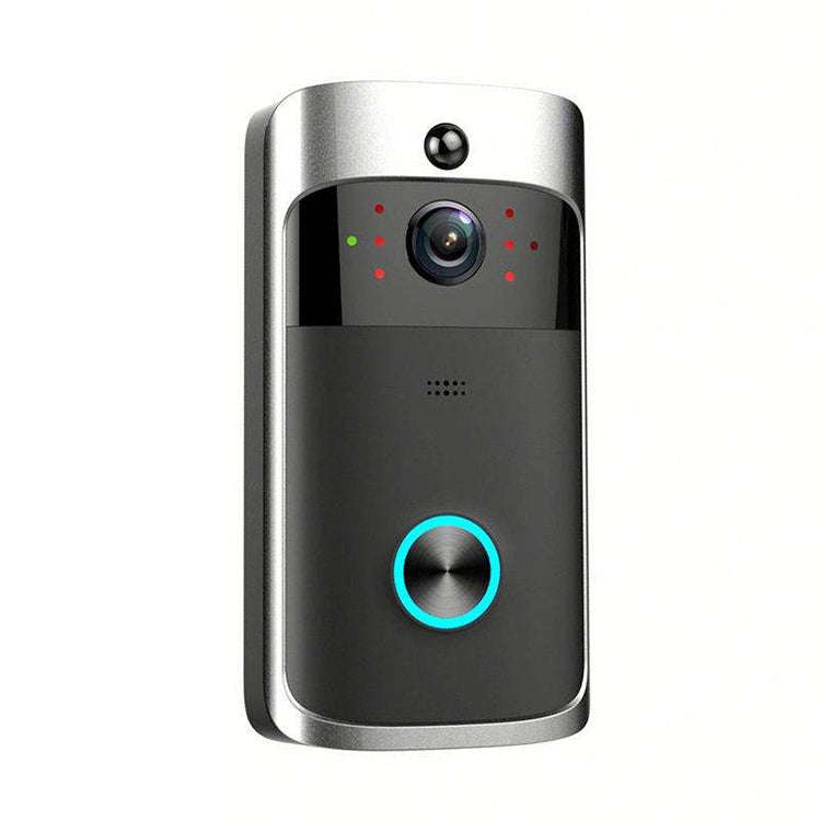 M4 720P Smart WIFI Ultra Low Power Video PIR Visual Doorbell with 3 Battery Slots,Support Mobile ...