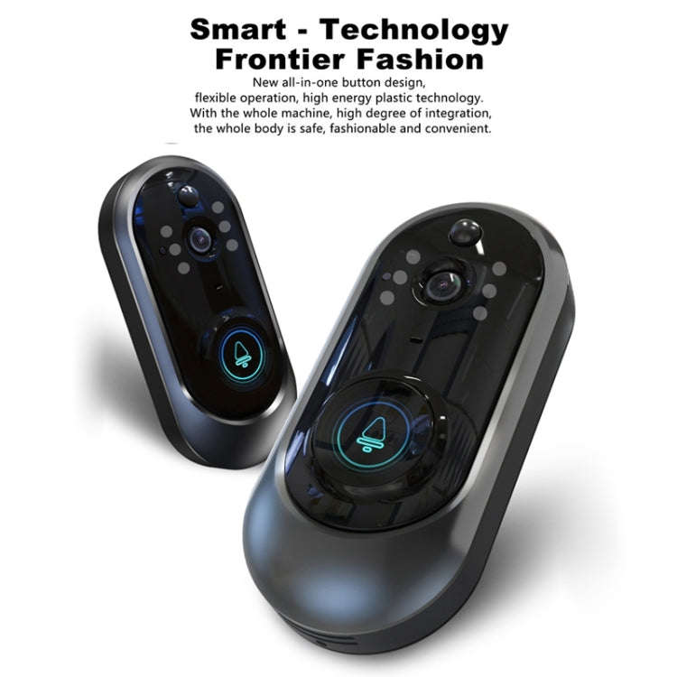 M108 720P 6400mAh Smart WIFI Video Visual Doorbell,Support Phone Remote Monitoring & Real-time Vo...