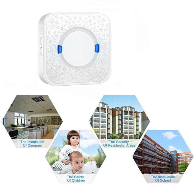 P6 110dB Wireless IP55 Waterproof Low Power Consumption WiFi Doing-dong Doorbell Receiver, Receiv...