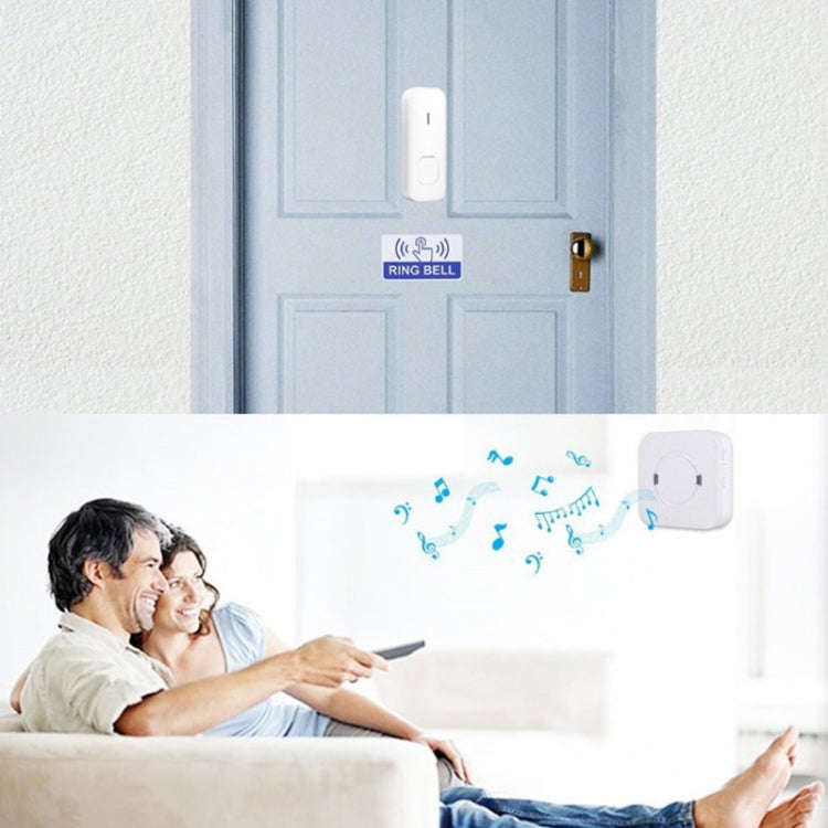 P6 110dB Wireless IP55 Waterproof Low Power Consumption WiFi Doing-dong Doorbell Receiver, Receiv...