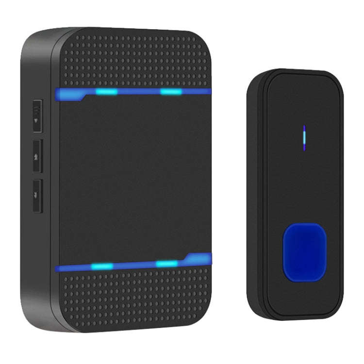 N15K-1T1-B 110dB Wireless IP55 Waterproof Low Power Consumption WiFi Doorbell Receiver with Night...