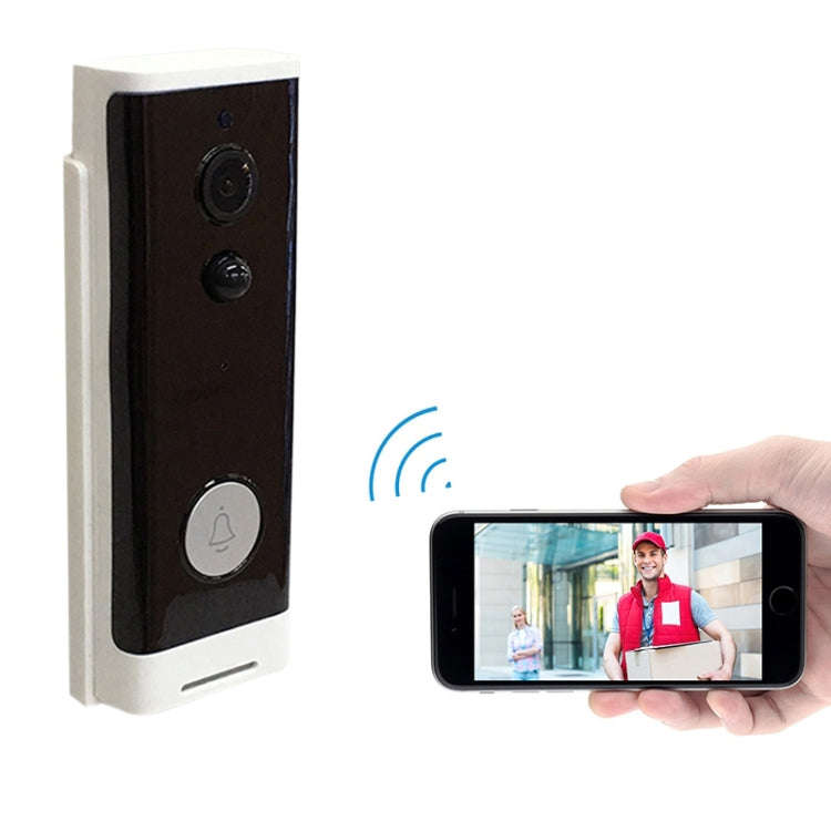 M200A 1080P WiFi Intelligent Round Button Video Doorbell, Support Infrared Motion Detection & Ada...