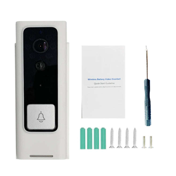 M200B WiFi Intelligent Square Button Video Doorbell, Support Infrared Motion Detection & Adaptive...