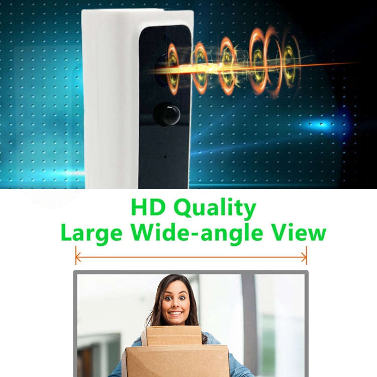 M200B WiFi Intelligent Square Button Video Doorbell, Support Infrared Motion Detection & Adaptive...
