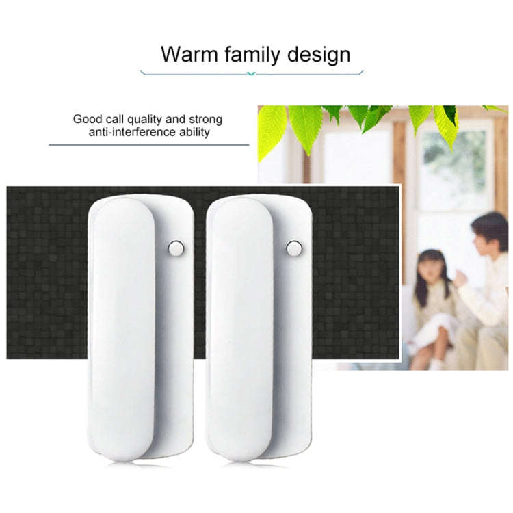 109DC Two-way High-definition Wired Intercom Doorphone (White)