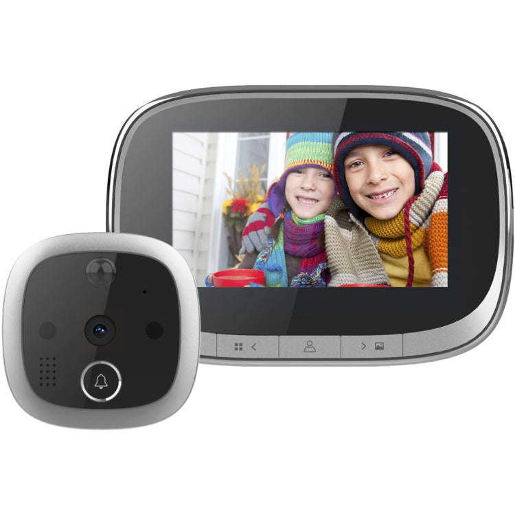 SF550 4.3 inch Screen 1.0MP Security Digital Door Viewer with 12 Polyphonic Music, Support PIR Mo...