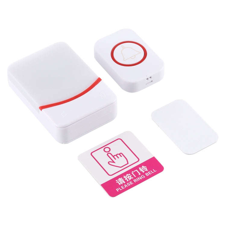 CMF1188 Home Music Remote Control Wireless Doorbell with 38 Ringtones & Colorful Flashing Lights ...
