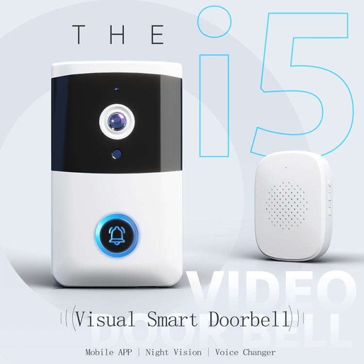 DoorBell i5 Smart Doorbell HD Wireless Bluetooth WiFi Security Camera Visual Doorbells Anti-theft...