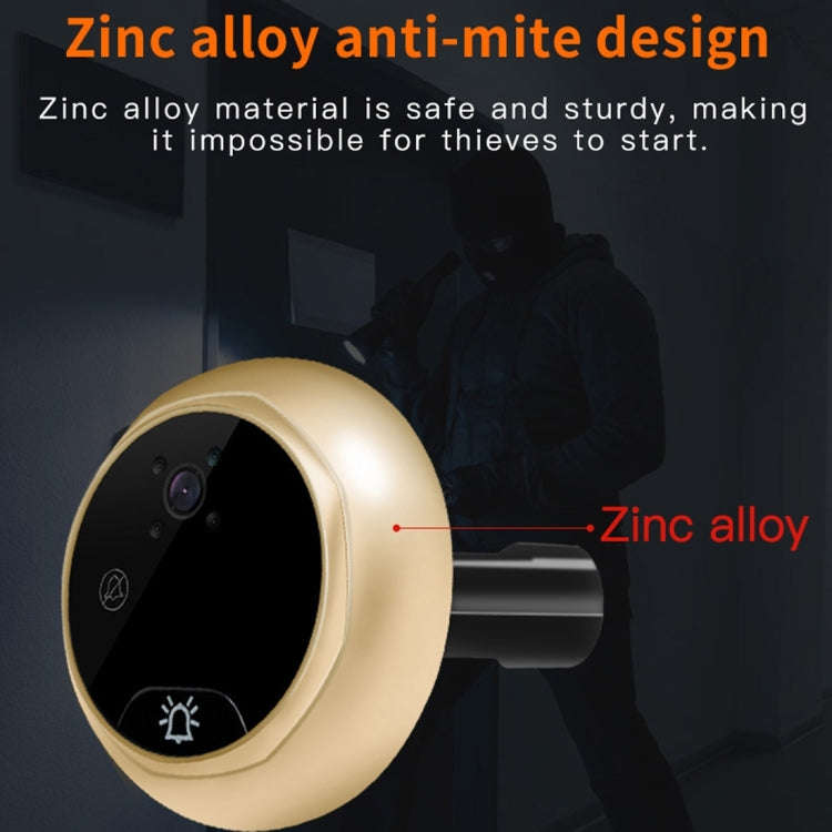 Smart WiFi Video Visual Doorbell, Support Night Vision & Video Message Leaving & Motion Detection...