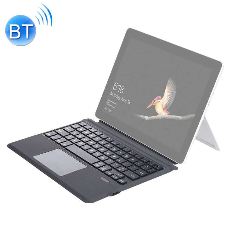 1087D Magnetic Colorful Backlight Bluetooth V3.0 Keyboard with Touchpad for Microsoft Surface GO