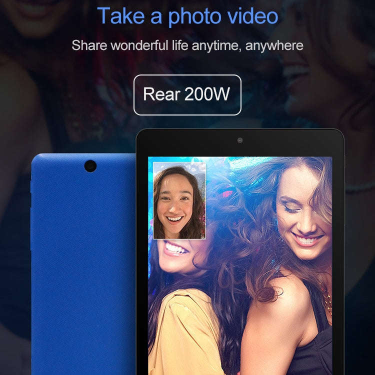 HSD8001 Tablet PC, 8 inch, 4GB+64GB, Windows 10, Intel Atom Z8300 Quad Core, Support TF Card & HD...