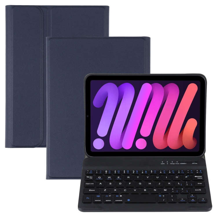 A06 Detachable Lambskin Texture Ultra-thin TPU Bluetooth Keyboard Leather Tablet Case with Stand ...