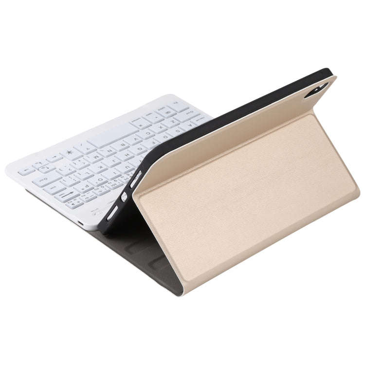 A06S Detachable Lambskin Texture Ultra-thin TPU Backlight Bluetooth Keyboard Leather Tablet Case ...