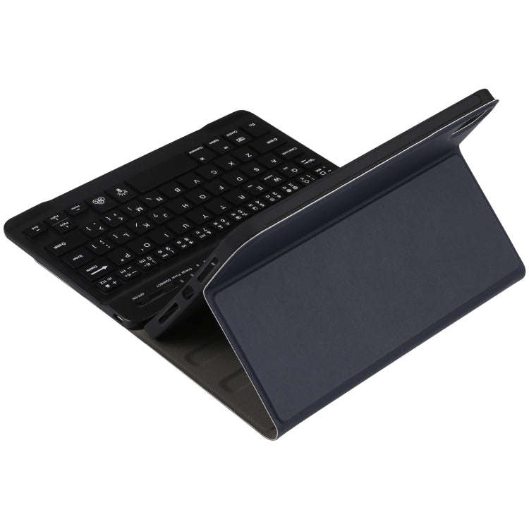 A06S Detachable Lambskin Texture Ultra-thin TPU Backlight Bluetooth Keyboard Leather Tablet Case ...