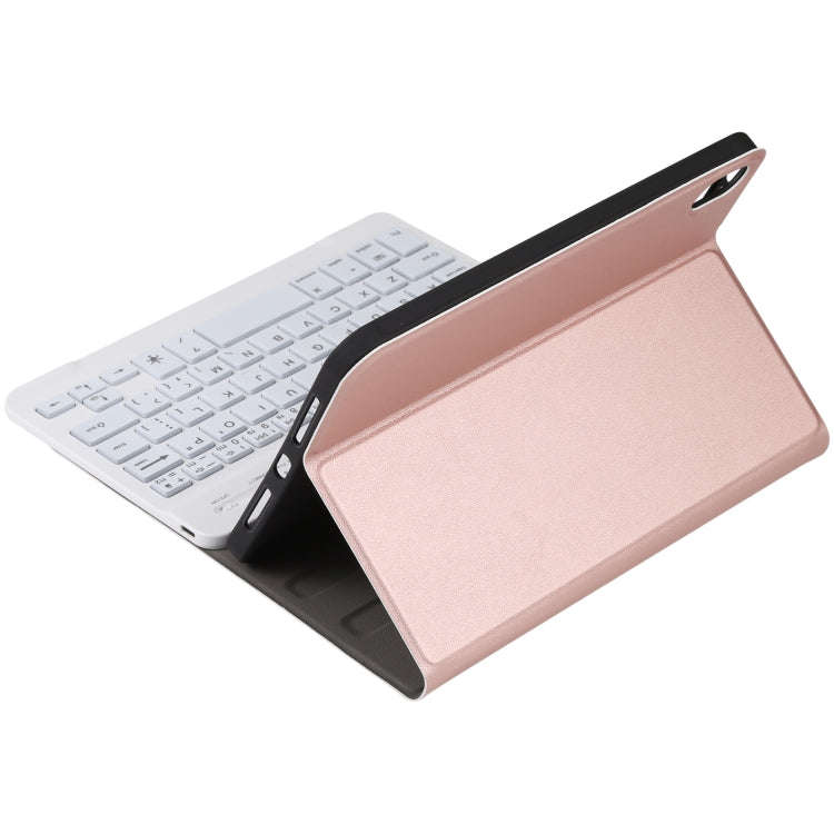 A06S Detachable Lambskin Texture Ultra-thin TPU Backlight Bluetooth Keyboard Leather Tablet Case ...