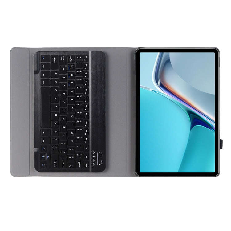 AW11 Detachable Lambskin Texture Ultra-thin TPU Bluetooth Keyboard Leather Tablet Case with Stand...